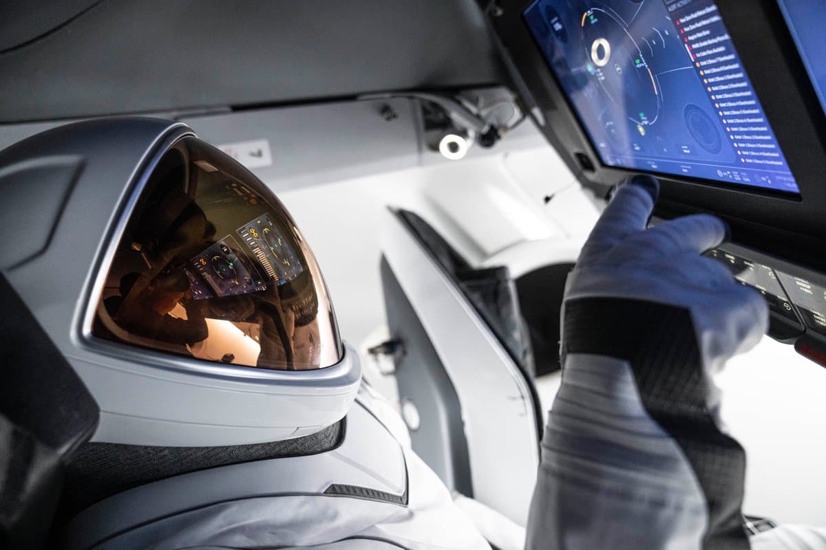 Astronaut representing the next generation of human space exploration